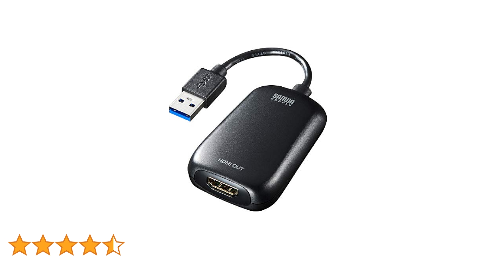 USB-CVU3HD1 HDMI出力アダプタ USB-CVU3HD1【USB3.0-HDMIディスプレイアダプタ（1080P対応